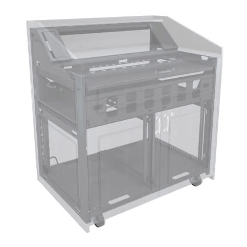 L5 Series 43 Inch Wide Flat Millwork Drawings and Classic Bronze Hardware Kit