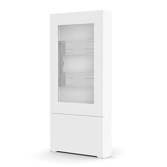 LF43UWP - Chief - Impact Floor Standing Kiosk Portrait 43 White