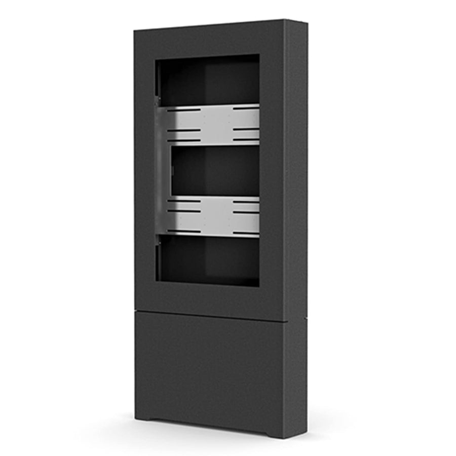 Impact™ Floor Mounted Kiosk, Portrait 50" Black