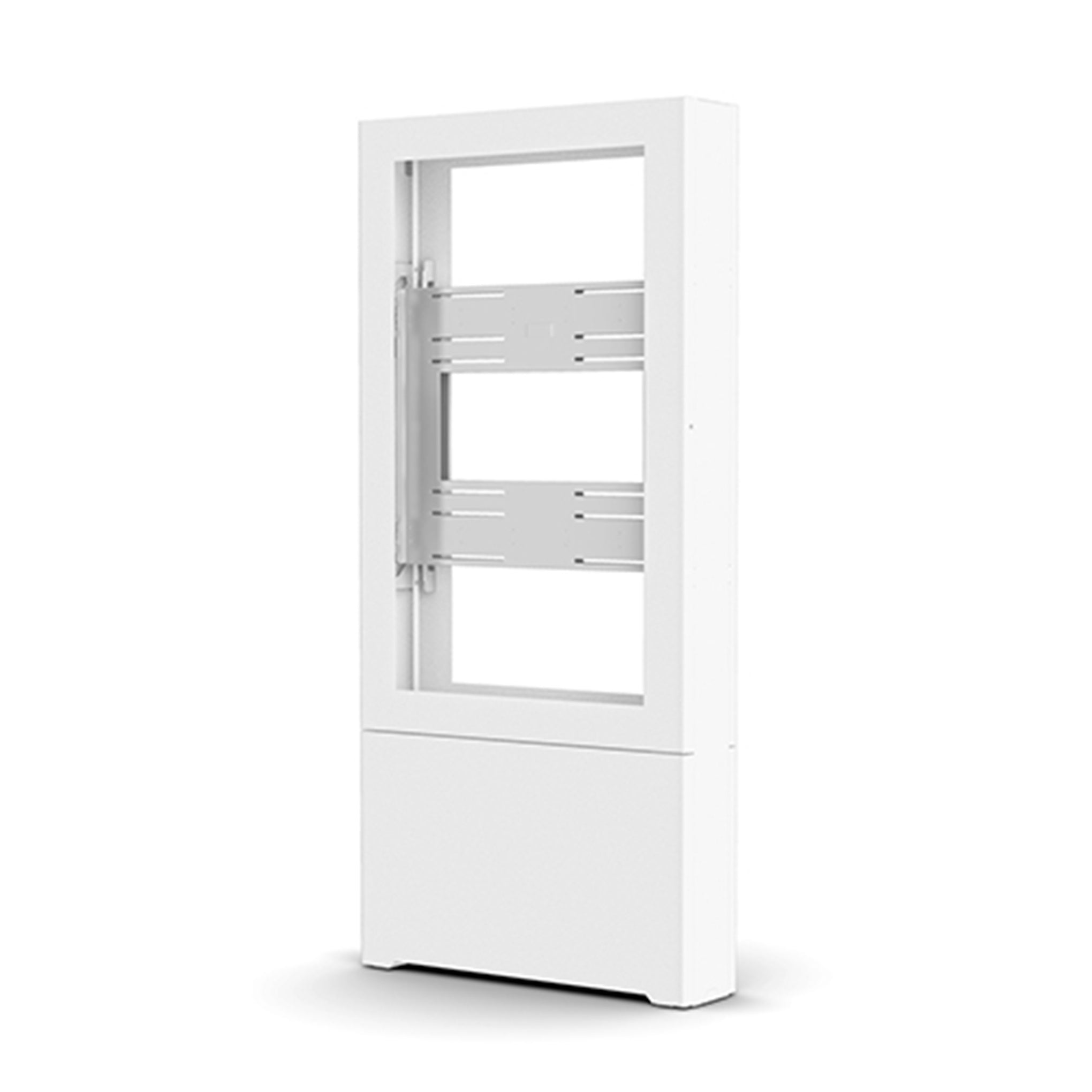 LF43UWP-B2B - Chief - Impact Floor Standing BacktoBack Kiosk Portrait 43 White