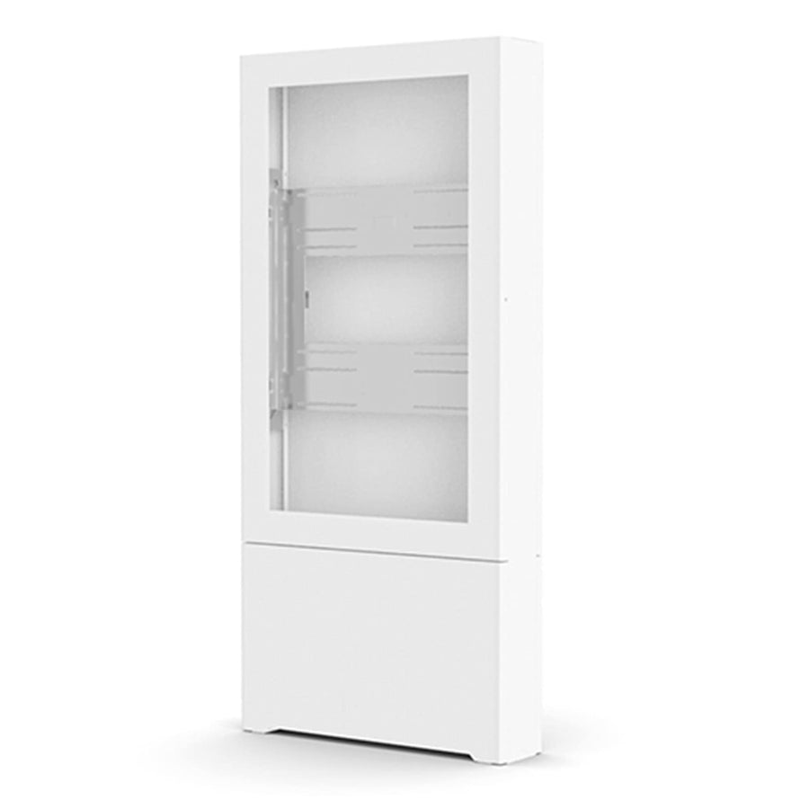 Impact™ Floor Mounted Kiosk, Portrait 55" White