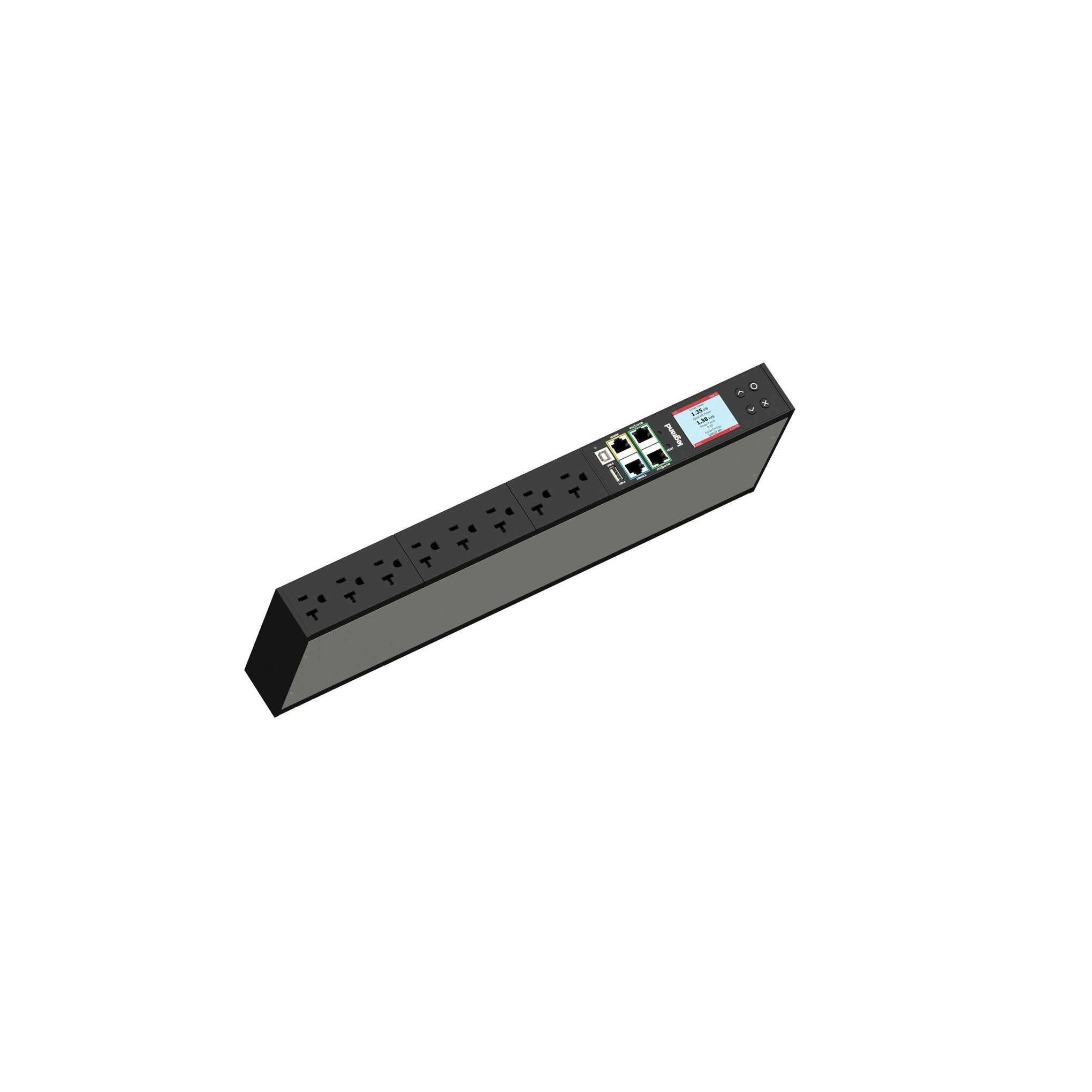 LP-41210 - Middle Atlantic - Legrand Horizontal Rackmount Network Metered PDU 8 Outlet