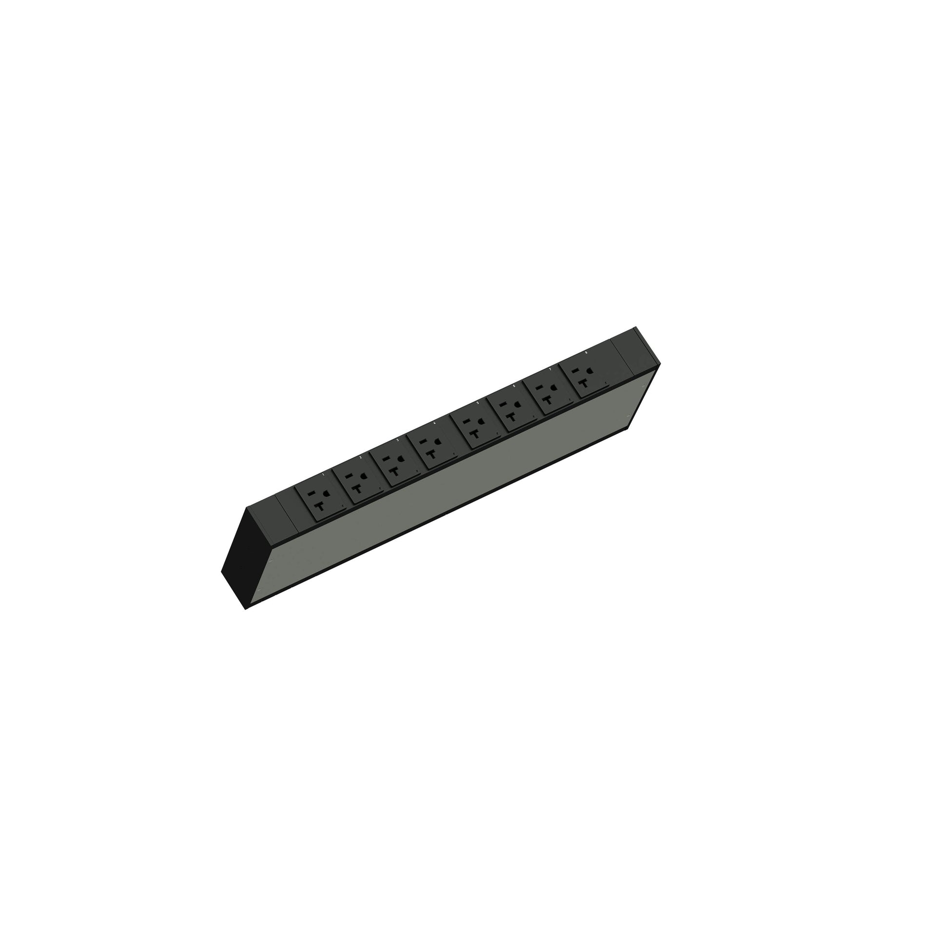 LP-61110 - Middle Atlantic - Legrand Horizontal Rackmount Network Switched PDU 8 Outlet