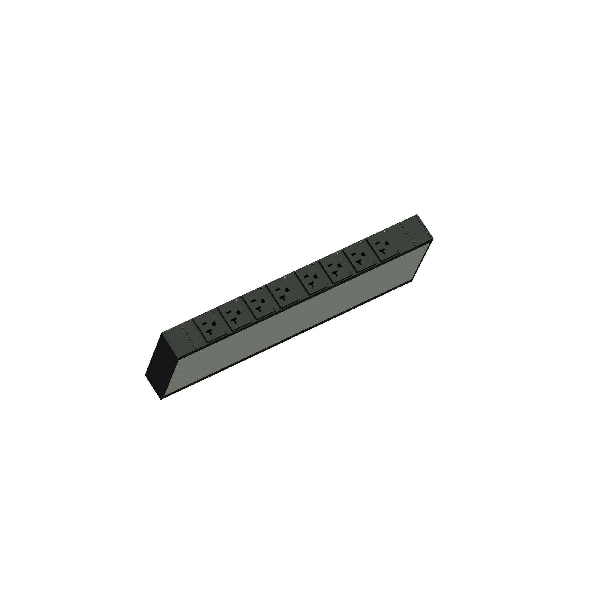 LP-61110 - Middle Atlantic - Legrand Horizontal Rackmount Network Switched PDU 8 Outlet