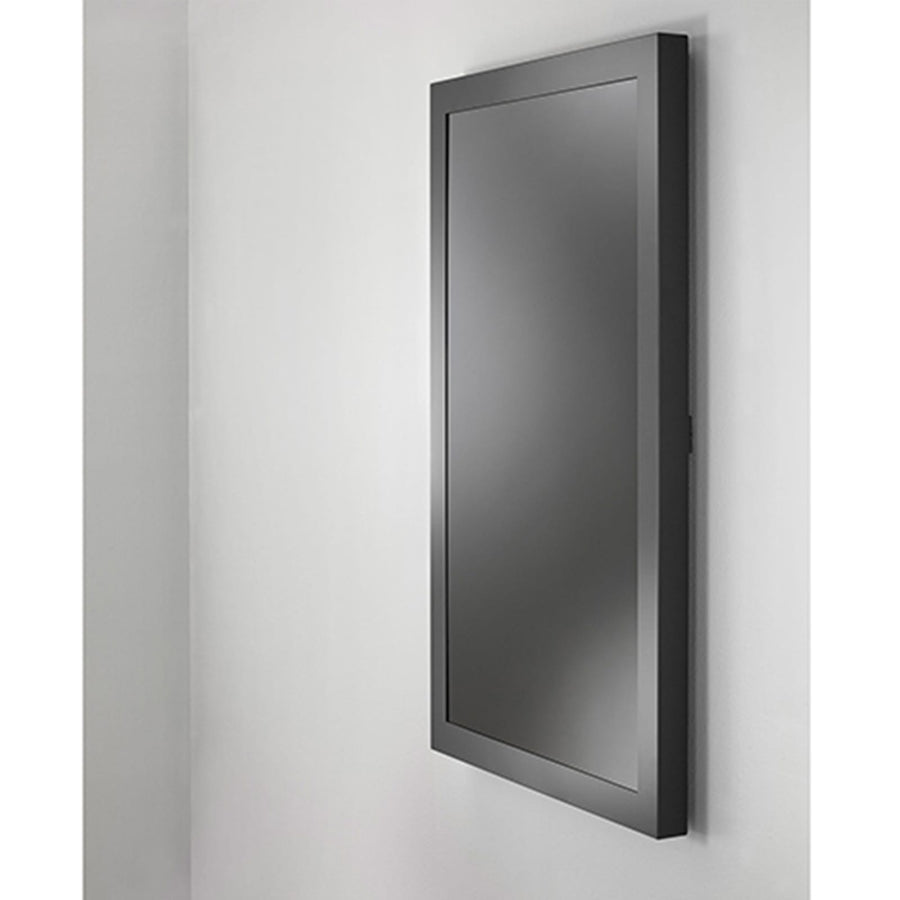 Impact™ On-Wall Kiosk with Protective Glass - Portrait 65 Inch Black