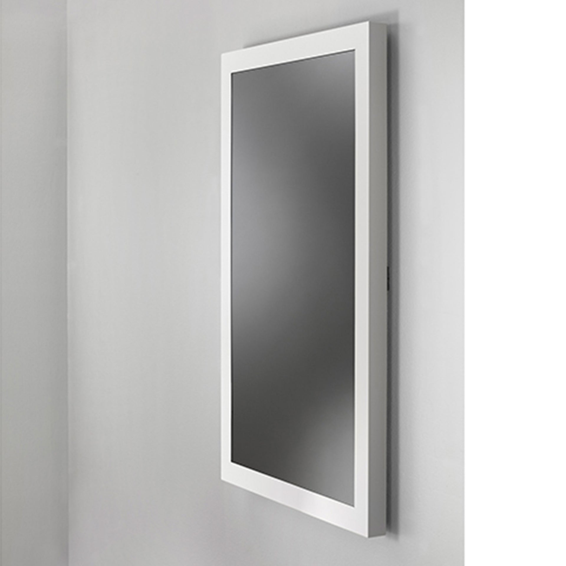 LW75UWPG - Chief - Impact OnWall Kiosk with Protective Glass Portrait 75 Inch White