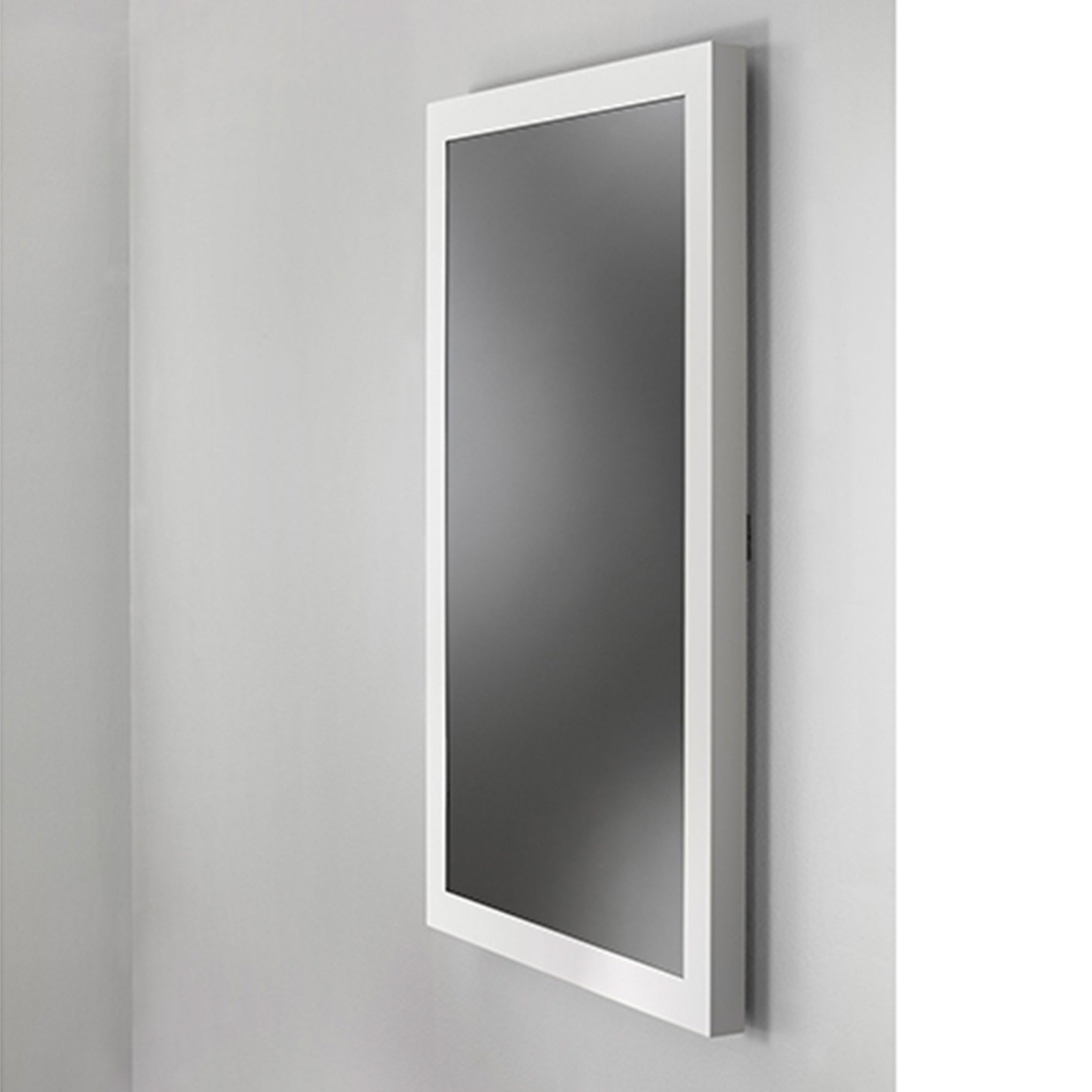 LW75UWPG - Chief - Impact OnWall Kiosk with Protective Glass Portrait 75 Inch White