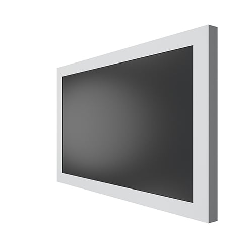 Impact™ On-Wall Kiosk - Landscape 43 Inch White