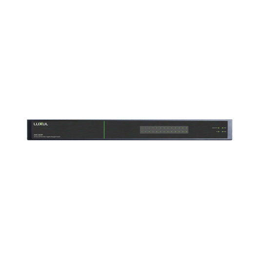 AMS-2624P - Luxul - AV Series 26 Port24 PoE Gigabit Managed Switch with US Power Cord