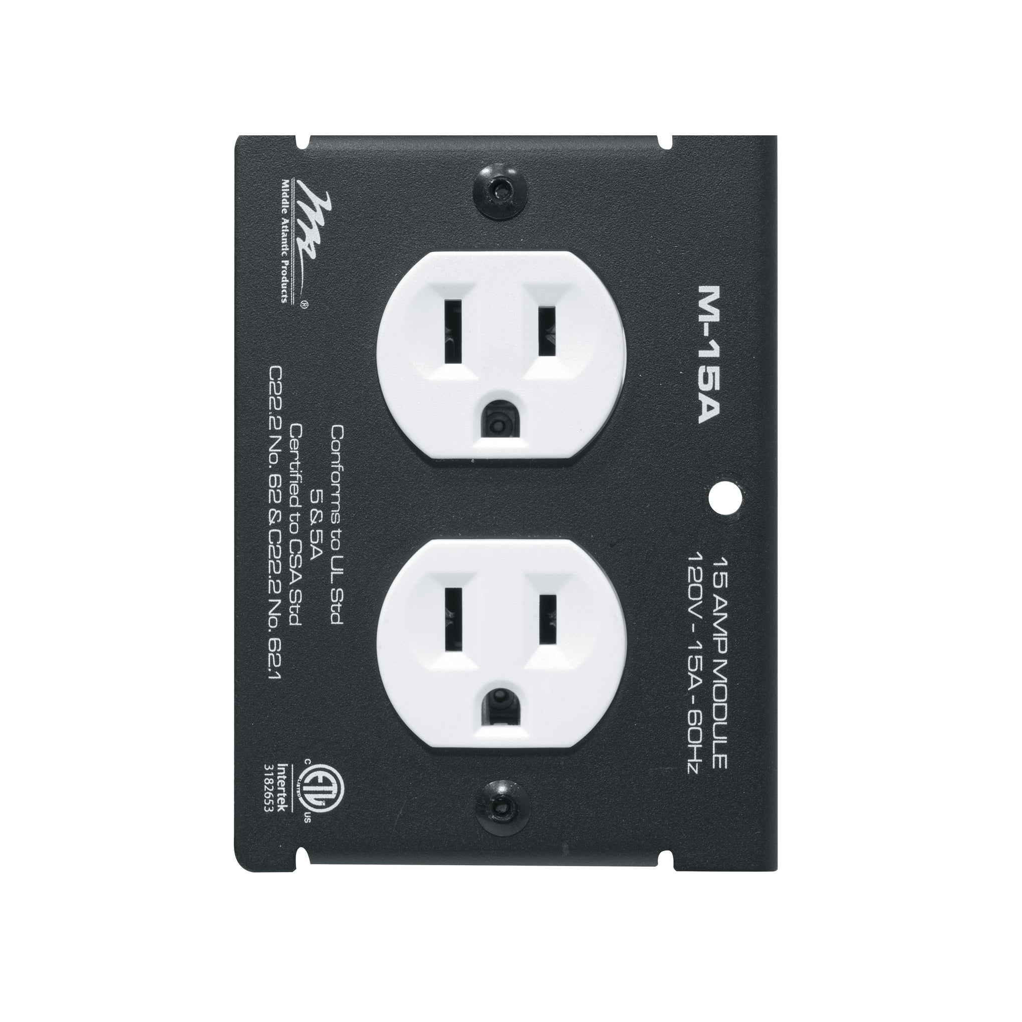 M-15A - Middle Atlantic - MPR Module 15A Duplex