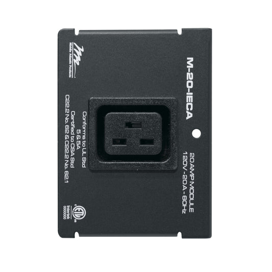 M-20-IECA - Middle Atlantic - MPR Module 20A Duplex 1Gang IEC