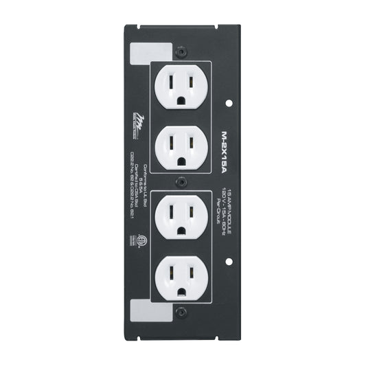 M-2X15A - Middle Atlantic - MPR Module 15A Double Duplex