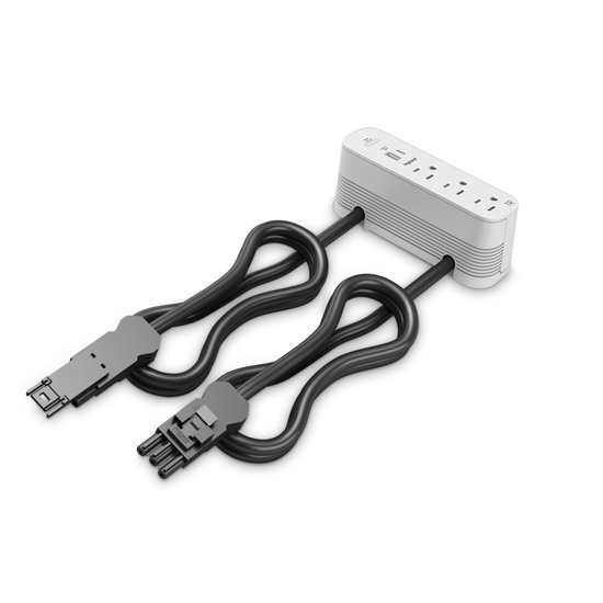Wiremold ModPower™ Middle Unit, On Surface, White