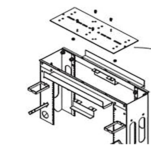 MK-LA - Middle Atlantic - Top Ladder Adapter for MK Series Racks