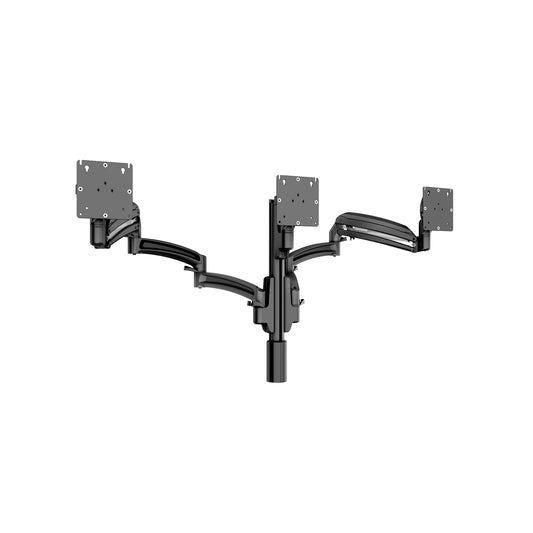 MM3-C-330-BK - Middle Atlantic - MM3 Series Triple 3x1 Monitor Dynamic Column Mount