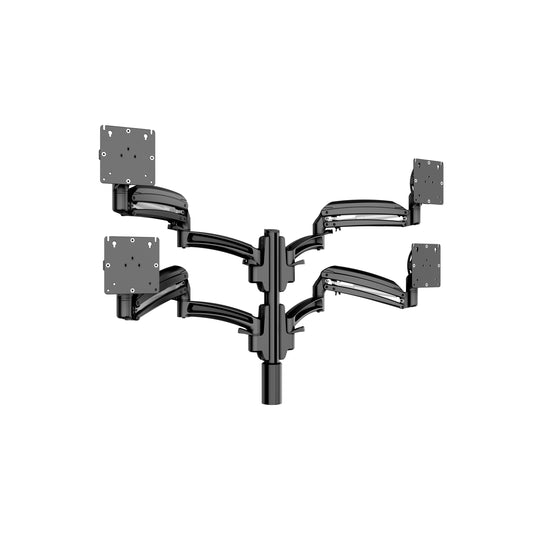 MM3-C-420-BK - Middle Atlantic - MM3 Series Quad 2x2 Monitor Dynamic Column Mount