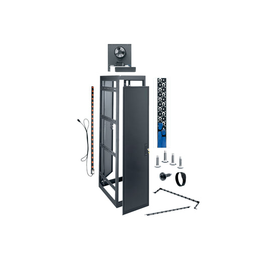 MRK-4431-AV - Middle Atlantic - 44 RU MRK Series 22 Inch Wide PreConfigured Rack 31 Inches Deep with Side Panel