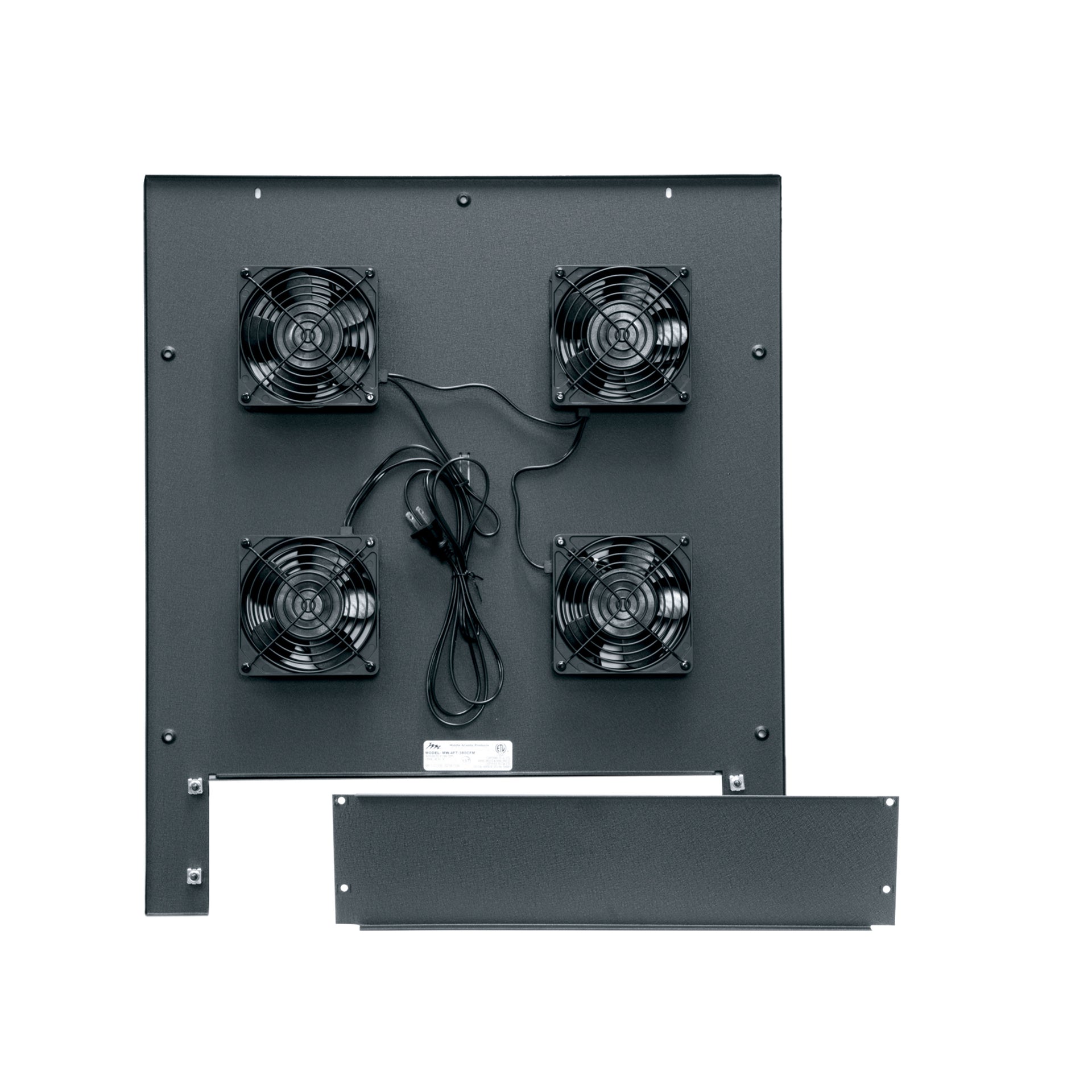 MW-4FT-380CFM - Middle Atlantic - 380 CFM Fan Top