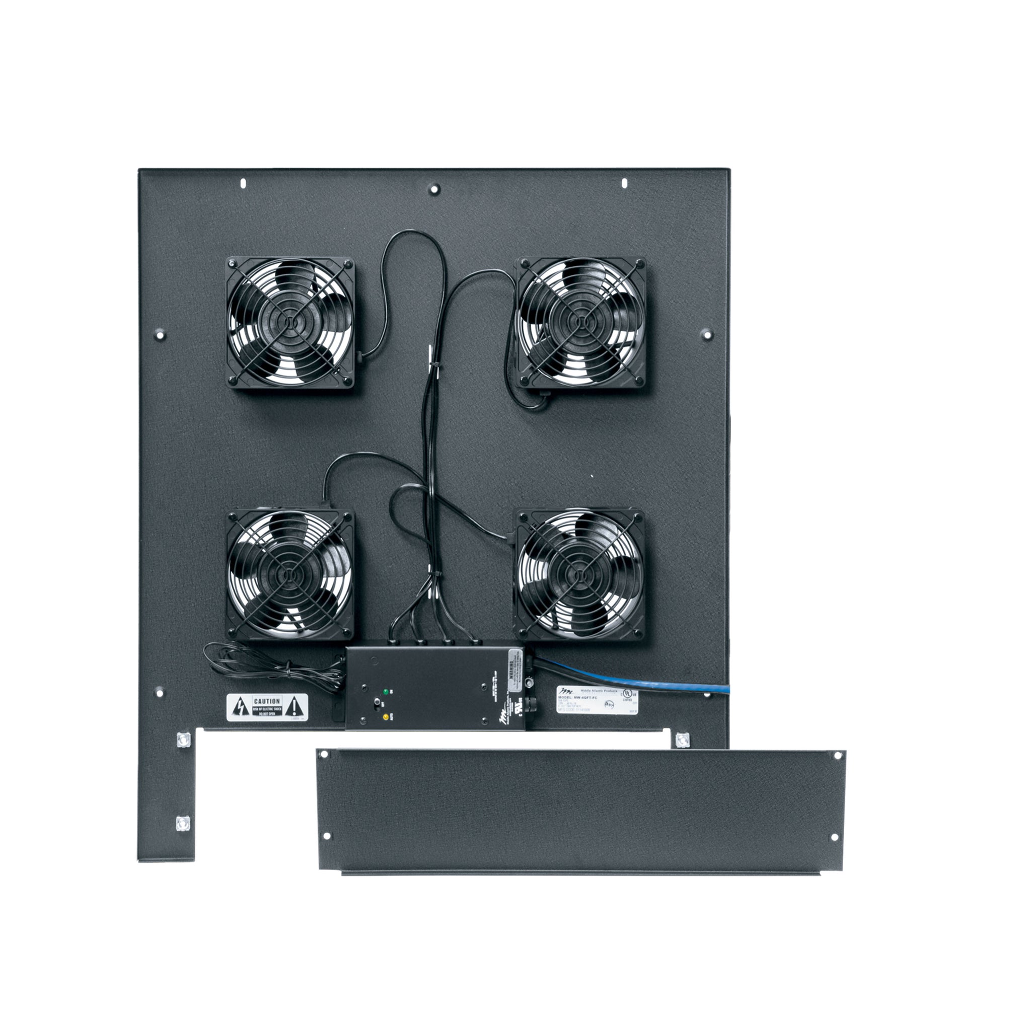 MW-4QFT-FC - Middle Atlantic - 220 CFM Fan Top with Controller