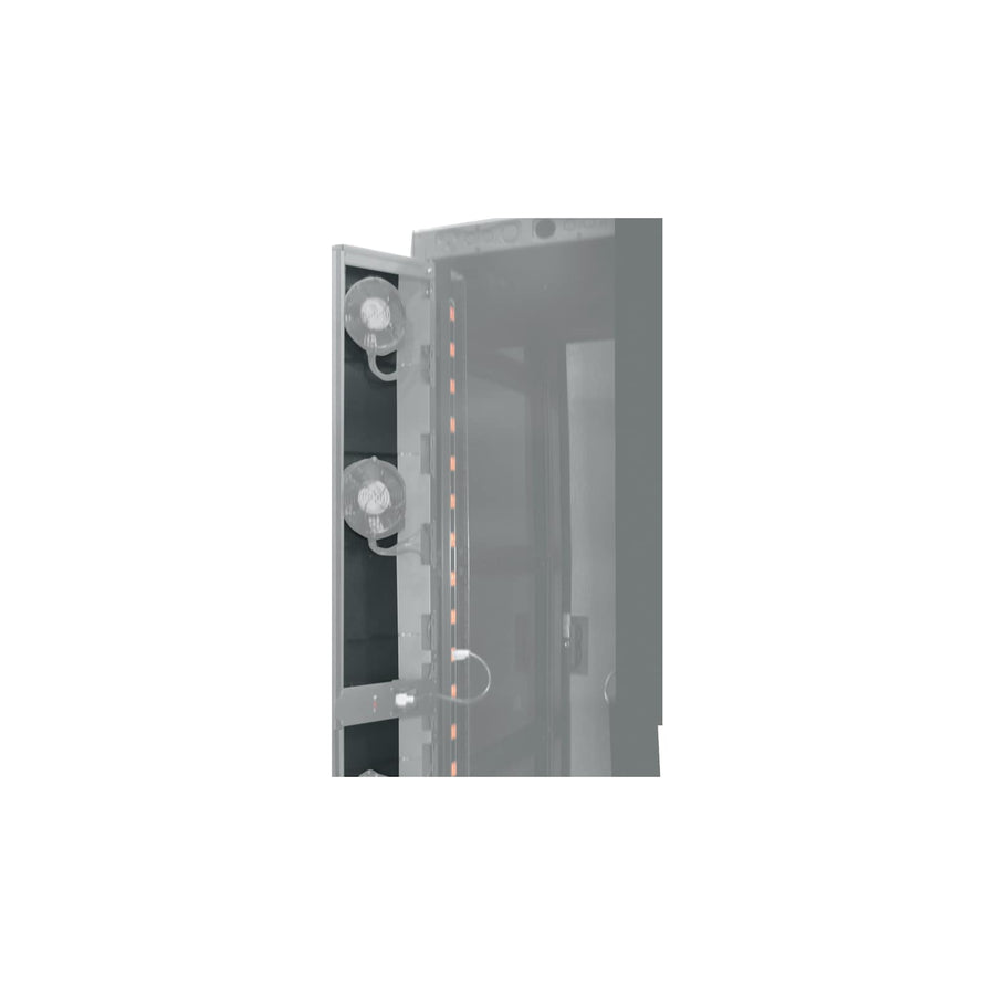 1/2 RU, 42 RU Fan Door Panel, High CFM Rear Doors