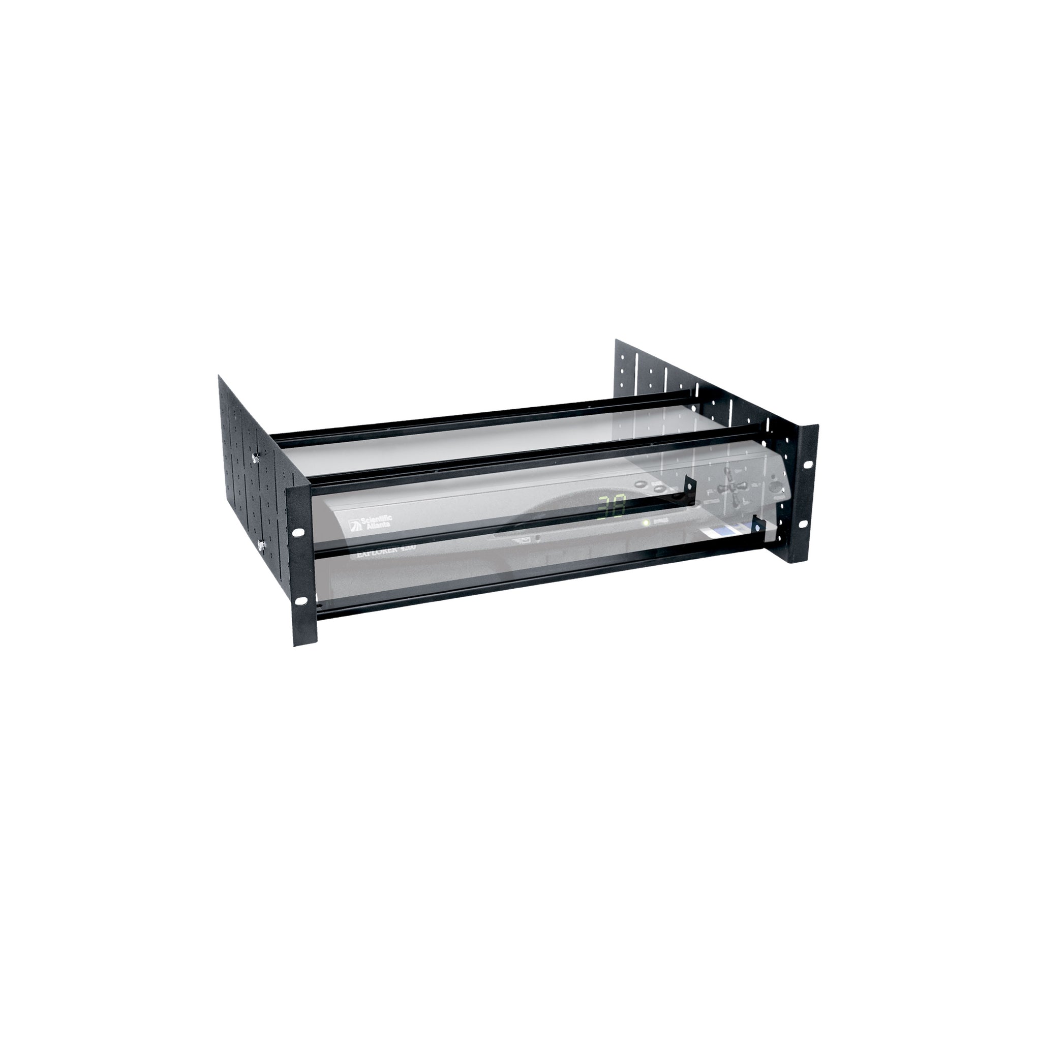 OCAP-2 - Middle Atlantic - 2 RU Open Satellite Cable Box Clamp Rackshelf