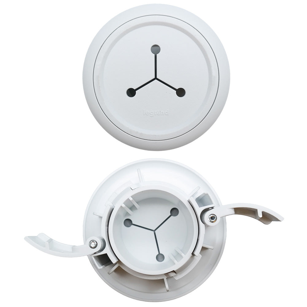HT1020WH4PK - On-Q - Traditional Mini PassThrough Grommet 4 Pack