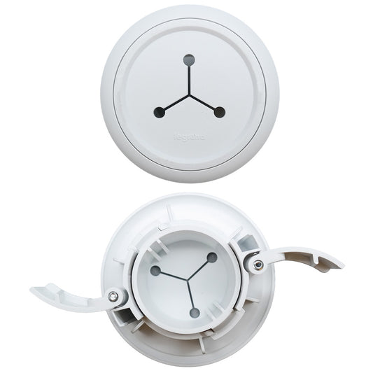 HT1020WH4PK - On-Q - Traditional Mini PassThrough Grommet 4 Pack