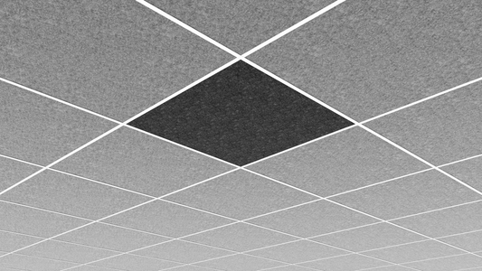 AUO22PLNG1CHG - Middle Atlantic - Ori Acoustic Ceiling Tile in Charcoal Gray Plain Profile 1516 Layin