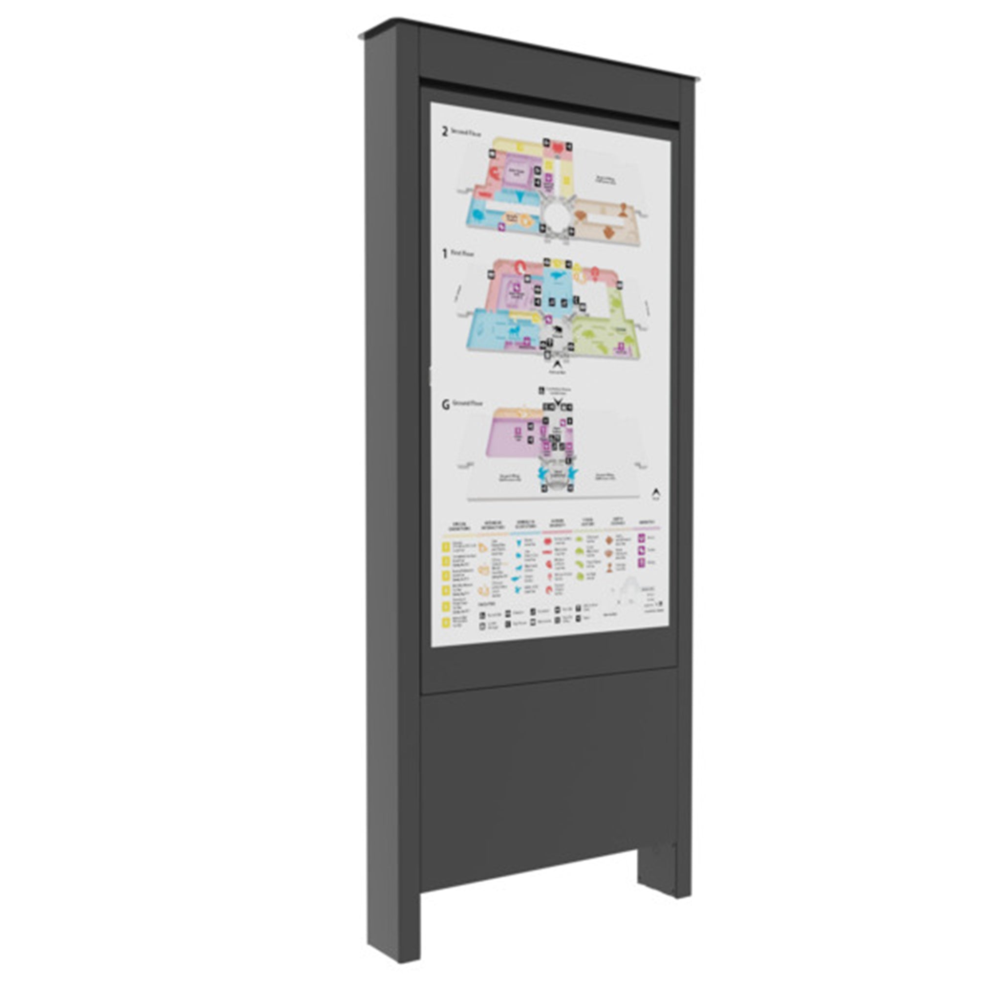 OLF55BP-S - Chief - Impact 55 Inch Outdoor Portrait Kiosk Samsung OHFA Series