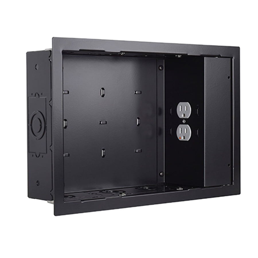 Proximity® In-wall Storage Box with 2 Receptacle Filter & Surge-PAC525FBP2