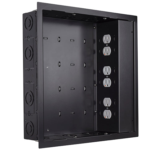 PAC526FBP6 - Chief - Proximity Inwall Storage Box with 6 Receptacle Filter Surge PAC526FBP6