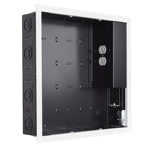 Proximity® In-wall Storage Box with 2 Receptacle Filter & Surge-PAC526FWP2
