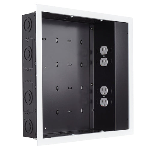 PAC526FWP4 - Chief - Proximity Inwall Storage Box with 4 Receptacle Filter Surge PAC526FWP4