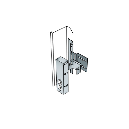 PB-DWR - Middle Atlantic - Power Strip Bracket for DWRSR Series