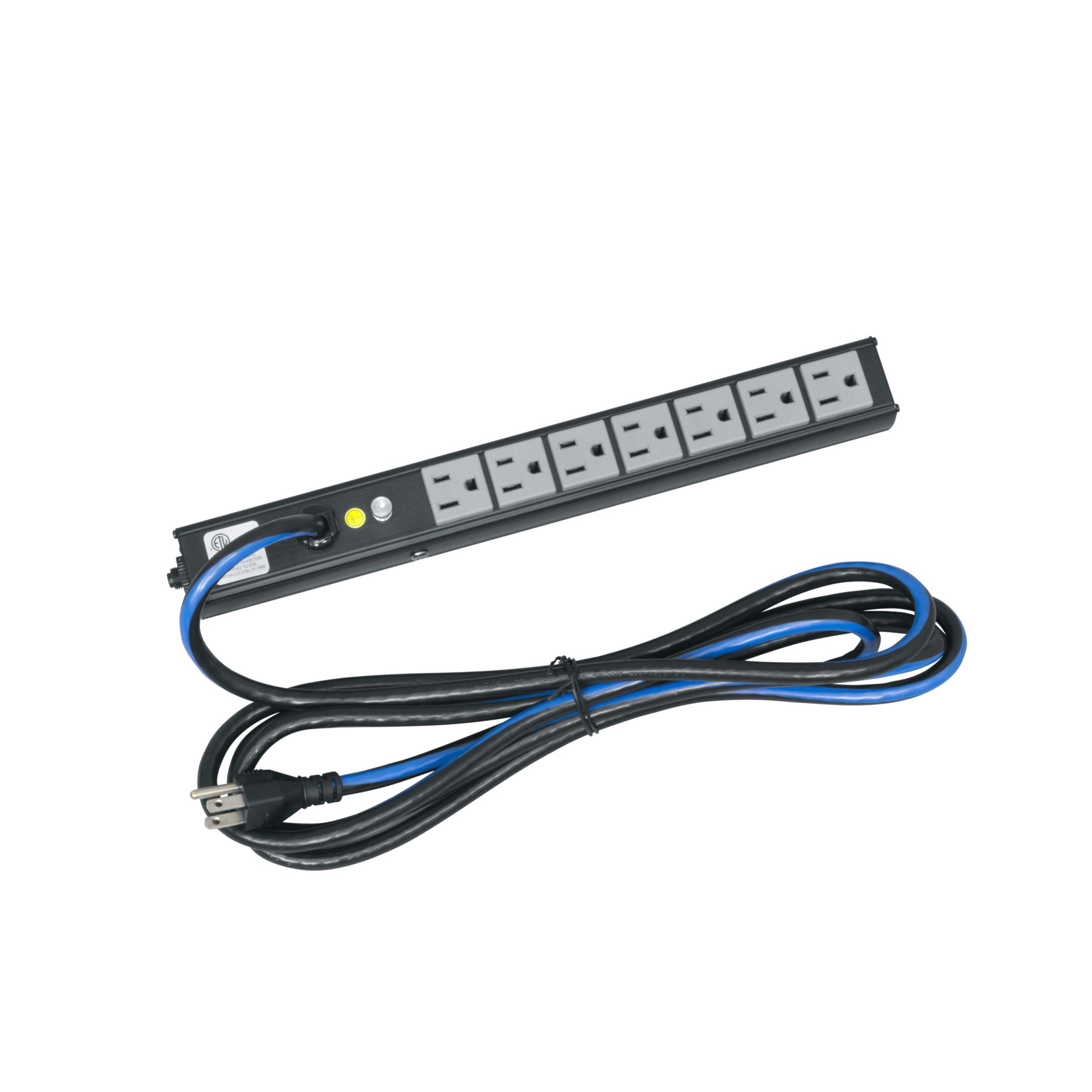 PD-715SC-NS - Middle Atlantic - PD Slim High Density Vertical Power Strip 7 Outlet 15A