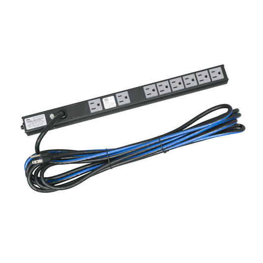 PD-815SC-NS - Middle Atlantic - PD Slim High Density Vertical Power Strip 8 Outlet 15A