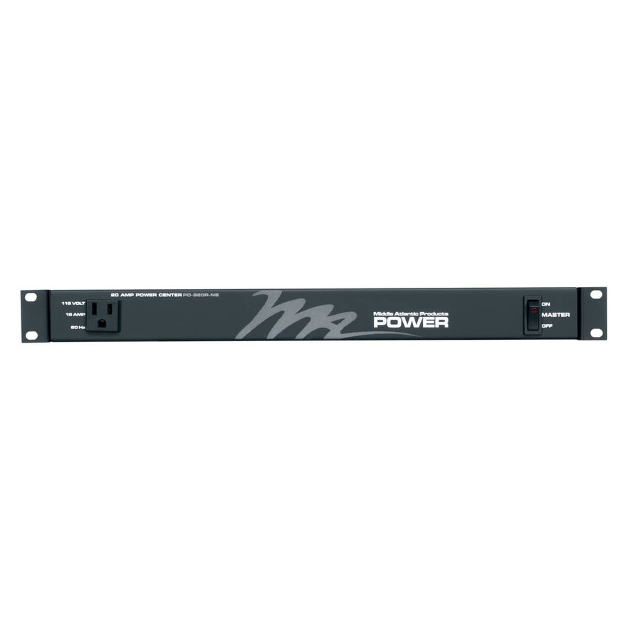 Rackmount Power, 9 Outlet, 15A, Basic Surge Protection - 20 ft Cord