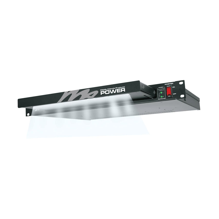 Rackmount Power/Lighting, 8 Outlet, 15A & & 2-Stage Surge