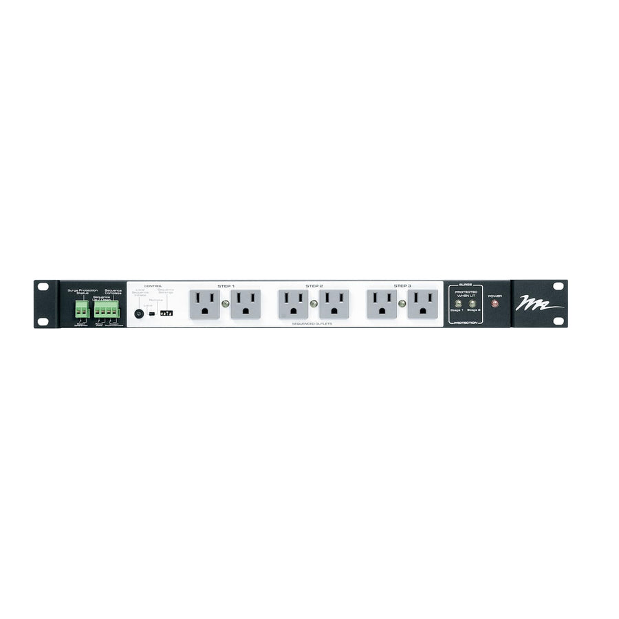 Multi-Mount Rackmount Power, 16 Outlet, 15A & 3-Step Sequencing