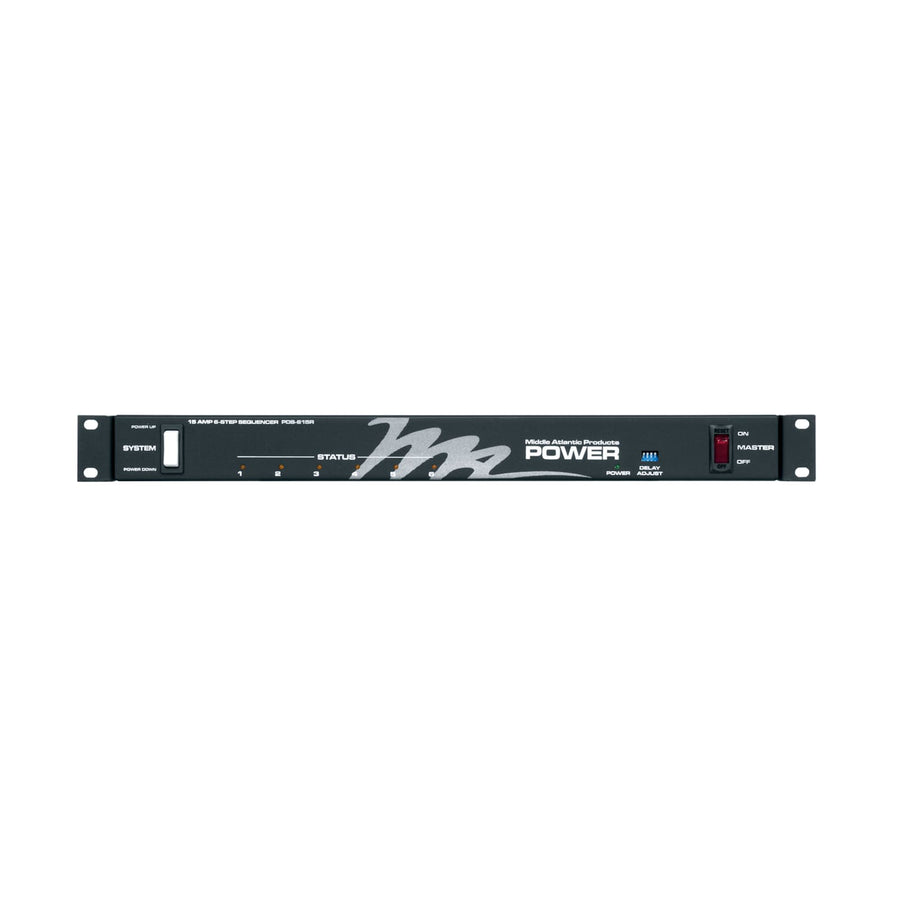Multi-Mount Rackmount Power, 6 Outlet, 15A & 6-Step Sequencing