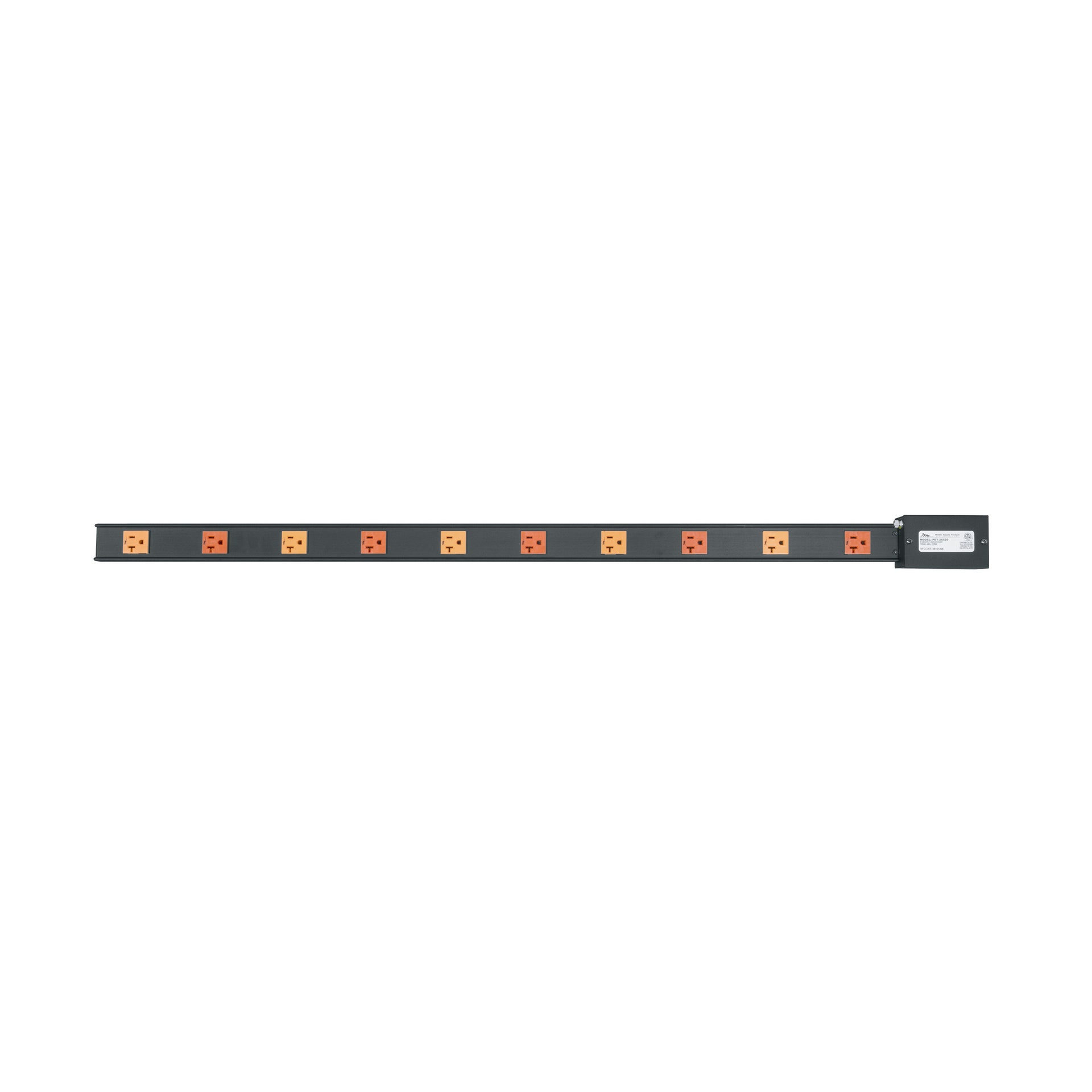 PDT-2X520 - Middle Atlantic - Select Series PDT Low Profile Vertical Power Strip with Dual Circuit 10 Outlet 20A Hardwired