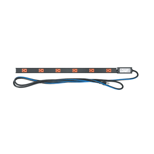PDT-615C-NS - Middle Atlantic - PDT Low Profile Vertical Power Strip 6 Outlet 15A
