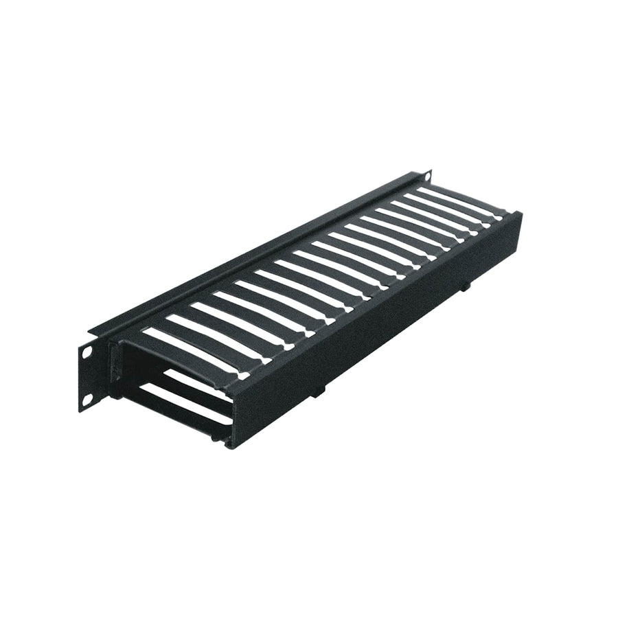 1 RU Plastic Cable Manager, 4 Inches Deep