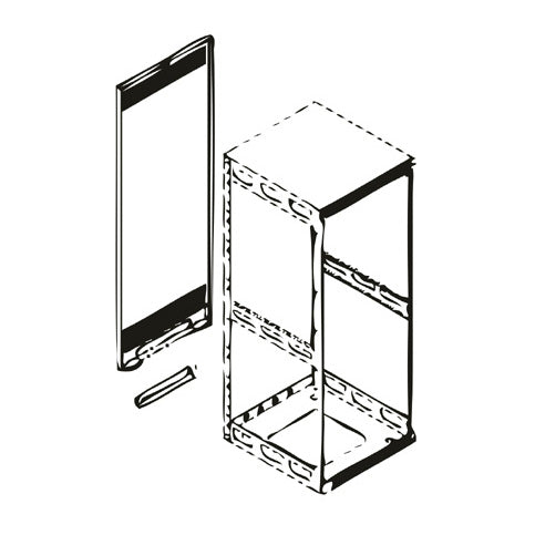 RAP21 - Middle Atlantic - 21 RU Rear Access Panel for SLIM5 Racks