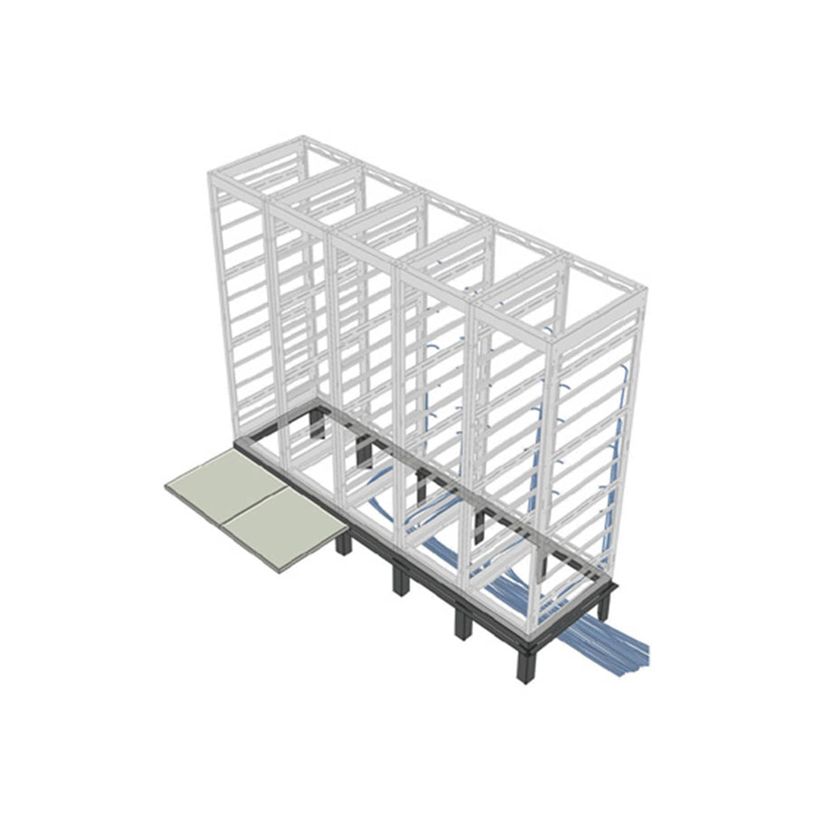 4 Bay Riser Base for 24 Inch Deep for GRK Racks