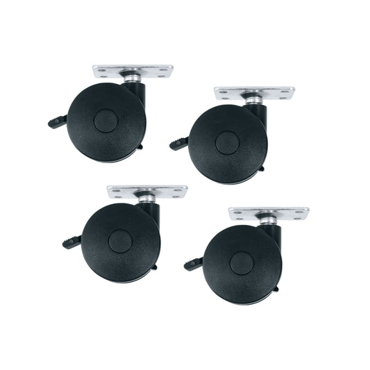 RKW-HD - Middle Atlantic - Caster Kit for Laminate Racks Heavy Duty