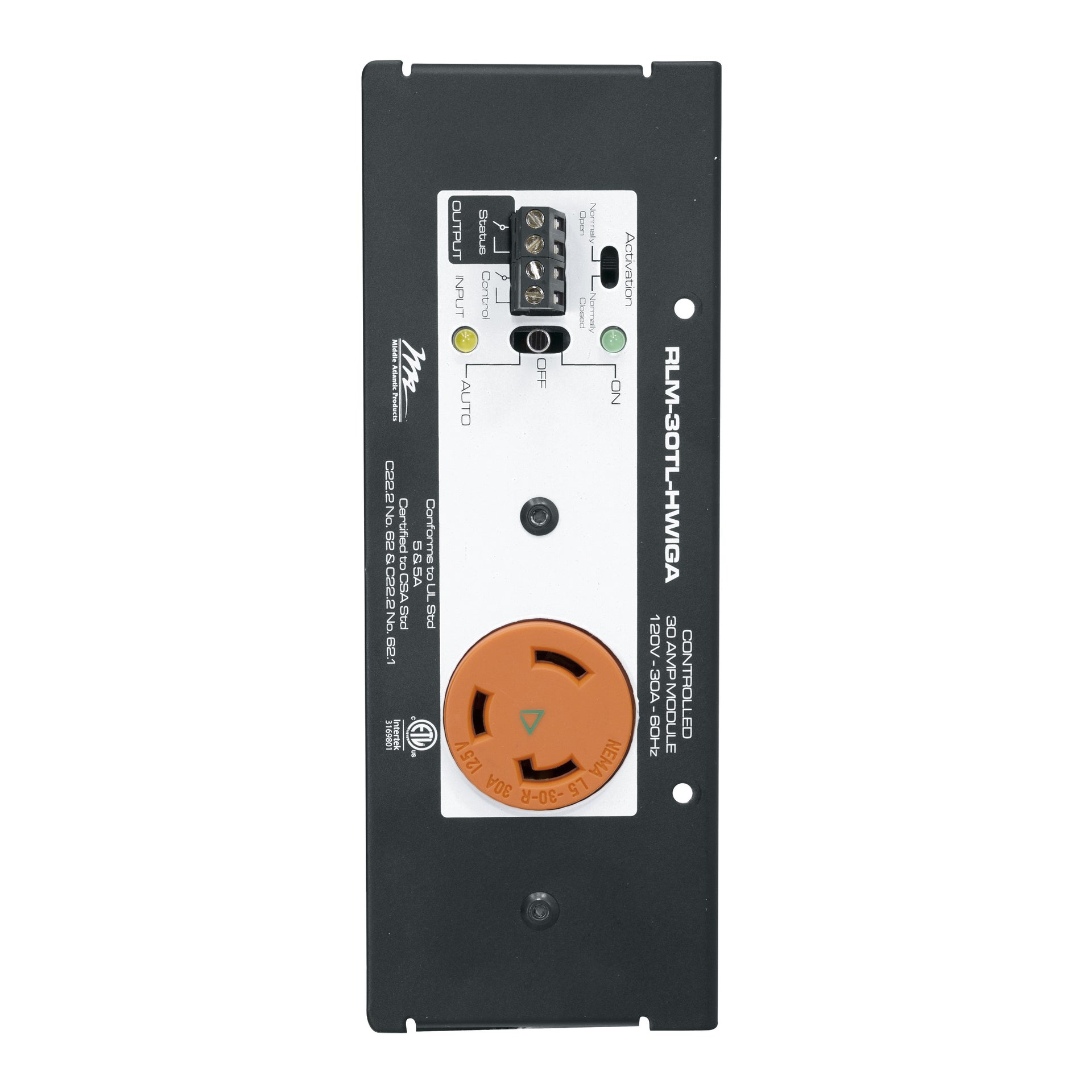 RLM-30TL-HWIGA - Middle Atlantic - MPR Module 30A Controlled Iso Ground Hardwired