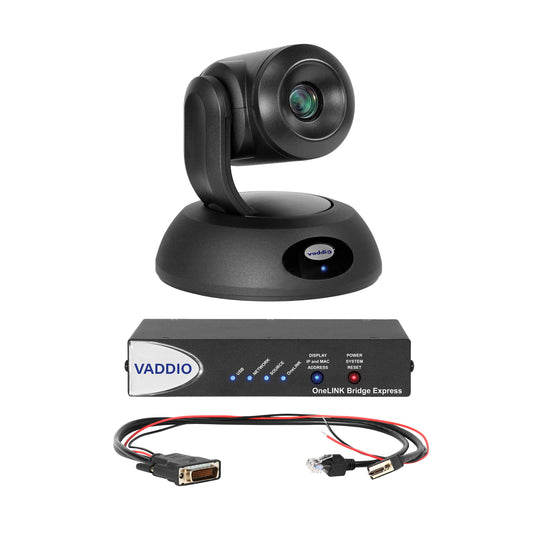 999-96450-570 - Vaddio - RoboSHOT 12E HDBT OneLINK Bridge Express System for Polycom Codecs