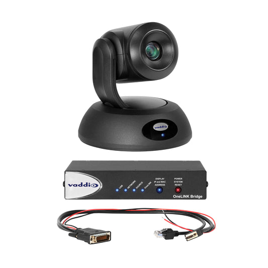 999-96450-500 - Vaddio - RoboSHOT 12E HDBT OneLINK Bridge System for Polycom Codecs