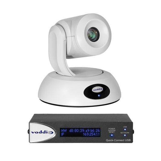 999-99090-000W - Vaddio - RoboSHOT 12E QUSB System